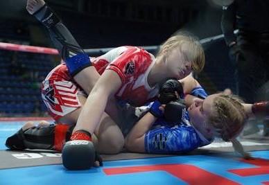 Ava - defending well on the floor